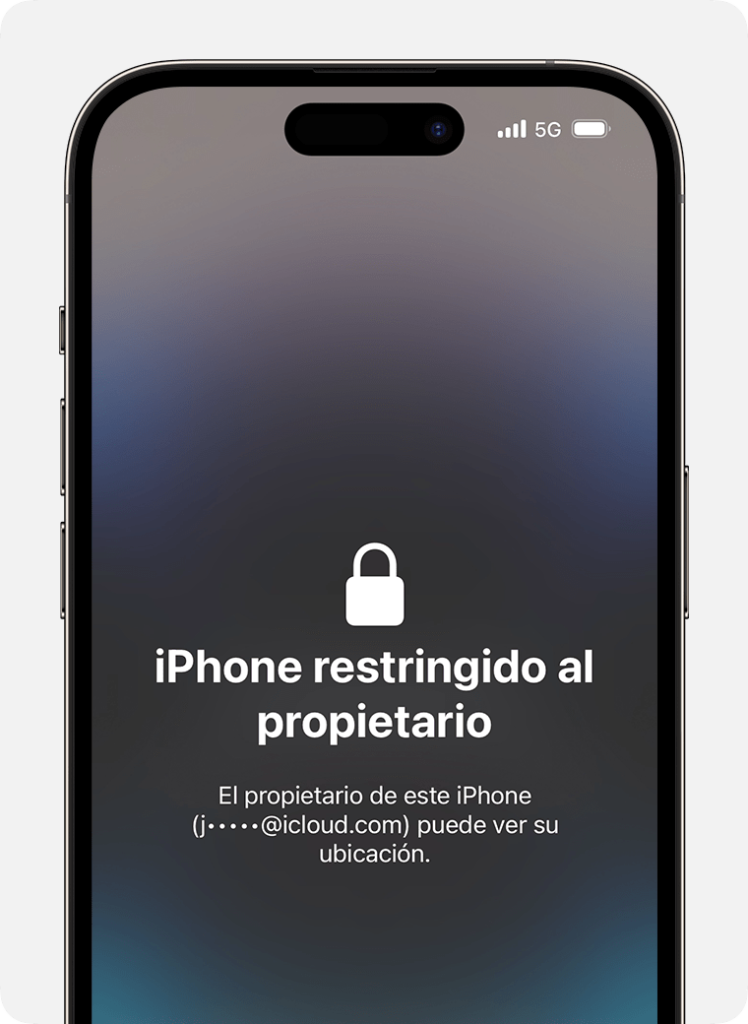 Bloqueo iPhone